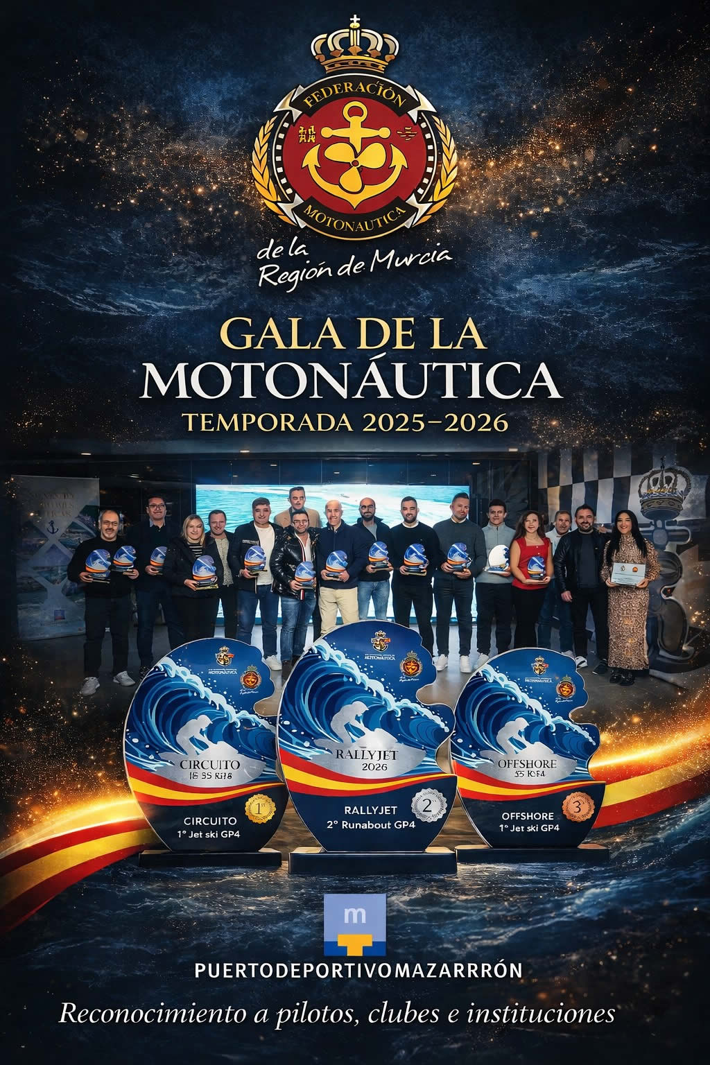 Gala de la Motonáutica 2025-2026 - Puerto Deportivo Mazarrón