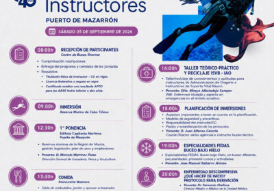 II Jornada de Instructores FASRM. Puerto de Mazarrón, 5 de septiembre de 2026